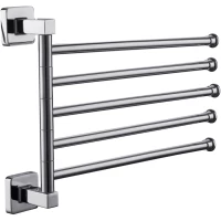 Полотенцедержатель Fashun A2615 33,4 см, поворотный, пятерной, хром