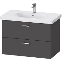 Тумба графит матовый 80 см Duravit XBase XB619004949