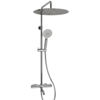 Душевая система 400 мм WasserKRAFT A188.117.127.087.CH T