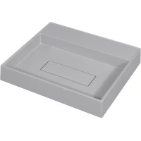 Раковина-чаша Uperwood Tanos RTANOSQUARTZ50J 50x42,5 см, накладная, жасмин