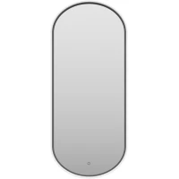 Зеркало Misty Saturn SAT-Dro1-050-white 50x115 см, с LED-подсветкой, сенсорным выключателем, белый матовый