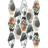 Настенная плитка APE HARLEQUIN CURAZAO WHITE MIX 10x20