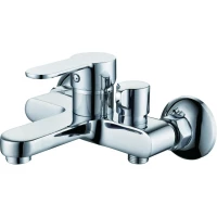 Смеситель для ванны Rush Tenerife TE2835-44 с душевым гарнитуром, хром