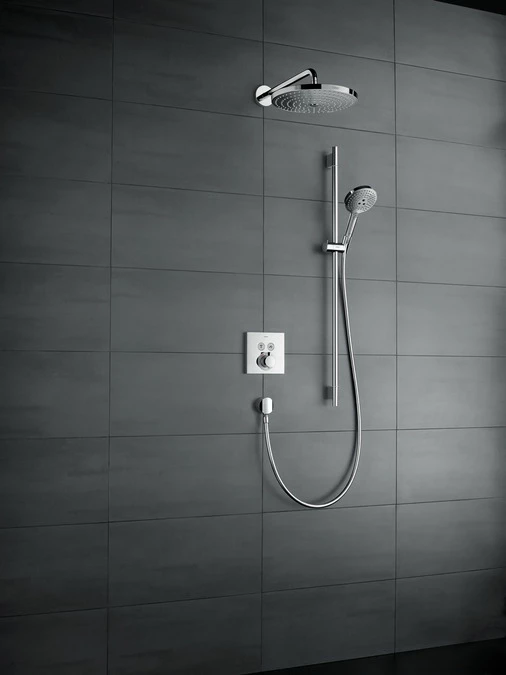 Верхний душ с держателем Hansgrohe Raindance Select S 27378400 - фото 6