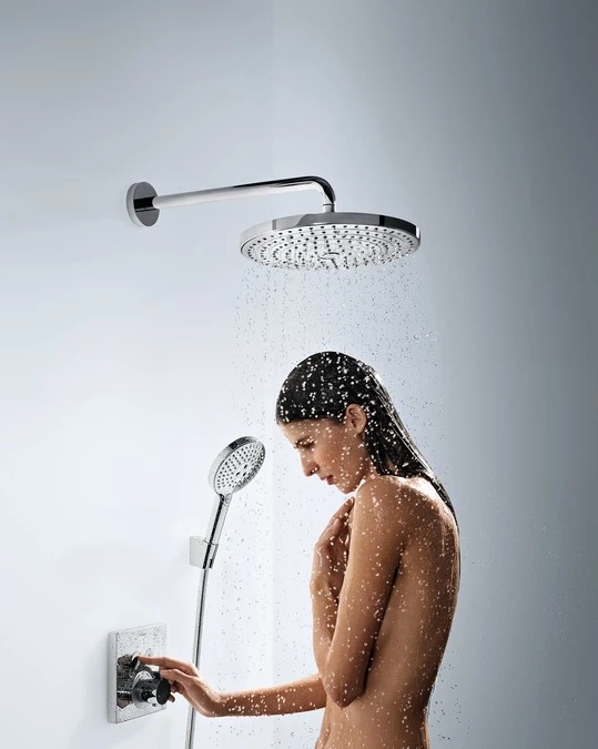 Верхний душ с держателем Hansgrohe Raindance Select S 27378400 - фото 8