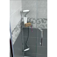 Полка и держатель в ванную для рук и ног Stil Haus 890HELP(08) хром