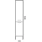 Пенал напольный арт/серый Corozo Айрон SD-00000388 - 4