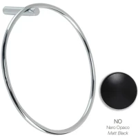 Полотенцедержатель кольцо Stil Haus Hashi HS07(23) черный матовый