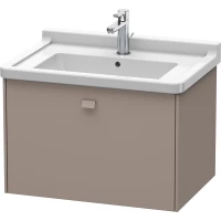 Тумба базальт матовый 67 см Duravit Brioso BR404104343