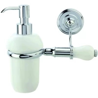 Дозатор для жидкого мыла Stil Haus Nemi N30(39) настенный, хром/белый