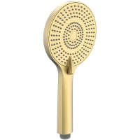 Душевая лейка Kaiser SH-093 120 мм, 3 режима, золотой матовый