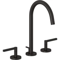 Смеситель для раковины Kludi Nova Fonte Puristic 20143N215 с донным клапаном, оружейная сталь матовый