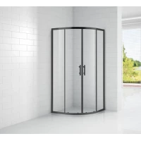 Душевой уголок 90x90 см Cezares ECO-O-R-2-90-C-NERO прозрачное