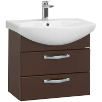 Тумба с раковиной темно-коричневый 65 см Акватон Ария 1A1233K0AA430