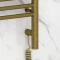 Полотенцесушитель электрический 1000x400 состаренная бронза МЭМ правый Сунержа Богема с полкой 3.0 05-5807-1040 - 3