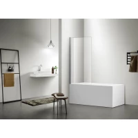 Шторка для ванны 79 см Aquatek AQ DEL SBA 08015CH прозрачное