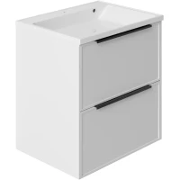 Тумба под раковину La Fenice Simpla FNC-01-SIM-B-100-2 100,4 см, подвесная, белый матовый