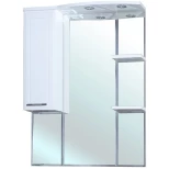 Изображение товара зеркальный шкаф 78x100 см белый глянец l bellezza коралл 4612014002015