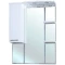 Зеркальный шкаф 78x100 см белый глянец L Bellezza Коралл 4612014002015 - 1