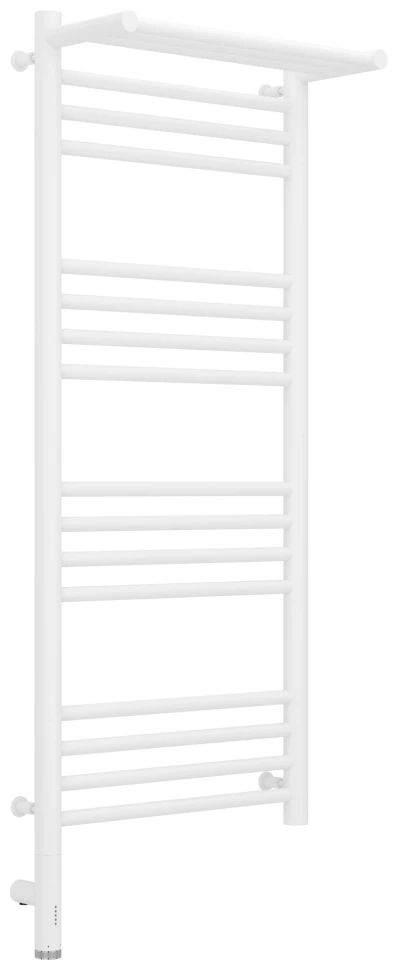 

Полотенцесушитель электрический 1000x400 белый матовый МЭМ левый Сунержа Богема с полкой 3.0 30-5806-1040