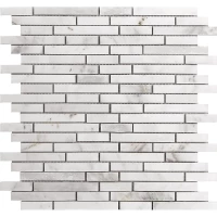 Мозаика Natural S-line KB-P29 (0167-MG30) Мрамор белый, поверхность полированная 30,5x30,5