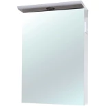 Изображение товара зеркальный шкаф 50x80 см белый глянец l/r bellezza анкона 4619606040011
