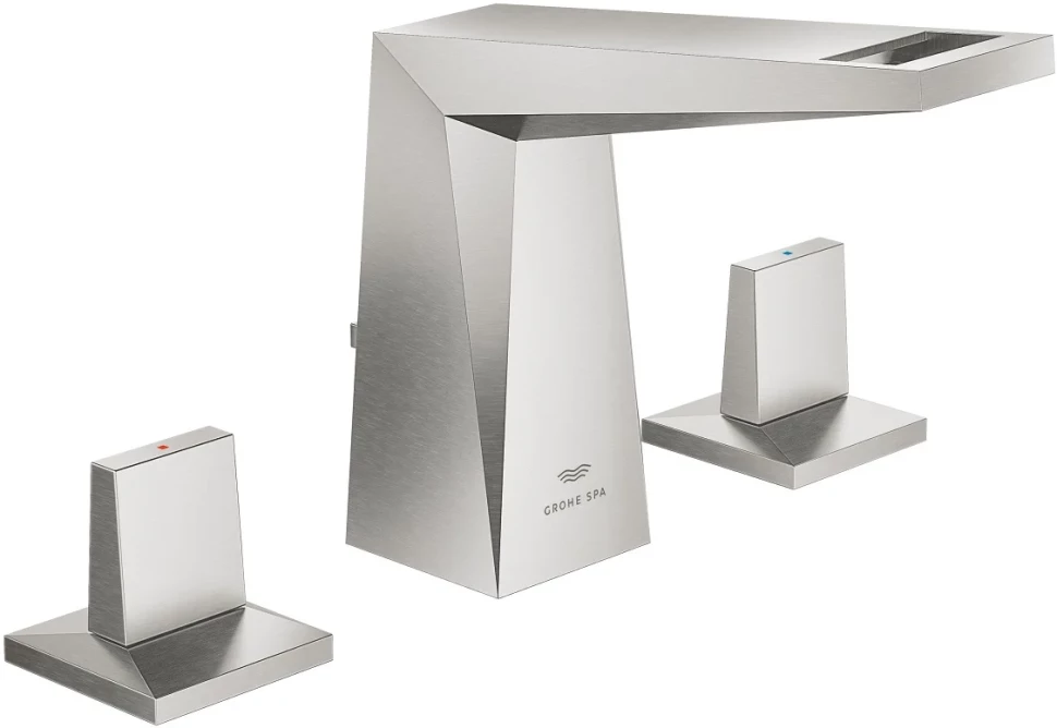 

Смеситель для раковины Grohe Allure Brilliant 20626DC0 с донным клапаном, суперсталь