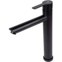 Смеситель для раковины Agger Easy A3112144 без донного клапана, черный матовый