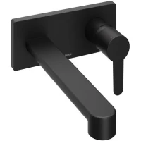 Смеситель для раковины Ravak Puri PU 019.20 X070184 встраиваемый, без донного клапана, черный матовый