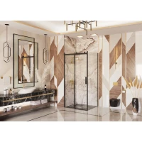 Душевой уголок 130x110 см Ambassador Benefit 19021202HB-110HB прозрачное