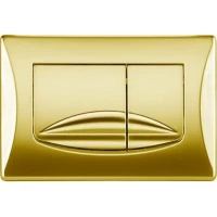 Кнопка смыва OLI River Dual 638508 для инсталляции, золотой