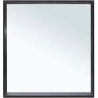 Зеркало Allen Brau Reality 1.32017.BB 70x75 см, с LED-подсветкой, сенсорным выключателем, черный матовый