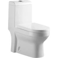 Унитаз-моноблок Stella Polar Кадис KN6171000 SP-00001859 с сиденьем микролифт, белый