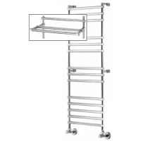 Полотенцесушитель водяной с полкой Margaroli Sole 464/470-14 хром