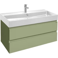 Тумба под раковину Jacob Delafon Madeleine EB1318-JSH 99,8 см, подвесная, шалфей матовый
