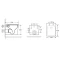 Подвесной безободковый унитаз с сиденьем микролифт D&K Quadro DT1516016 - 6