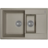 Кухонная мойка Florentina Консул 760К 23.025.D0760.307 76x50 см, серый шелк