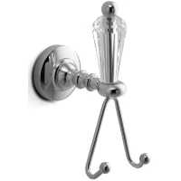 Крючок 3SC Boheme BO12SL двойной, для ванны, хром