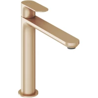 Смеситель для раковины Ravak Eleganta EL 014.61RGB X070418 CoolStart, без донного клапана, розовое золото матовый