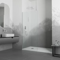 Неподвижная перегородка 80 см RGW WA-003 Walk-in 351000308-11 прозрачное