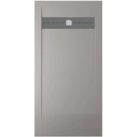 Душевой поддон Allen Brau Infinity 8.21006-PGM 160x80 см, из литьевого мрамора, прямоугольный, платина матовый