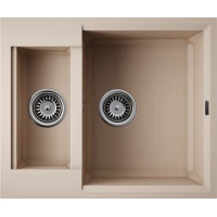 Кухонная мойка Omoikiri Tetogranit Sakaime 60-2-SA 4993910 60x50 см, бежевый