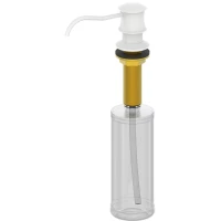 Дозатор для жидкого мыла Wonzon & Woghand WW-88SD03-MW встраиваемый, для кухни, белый матовый