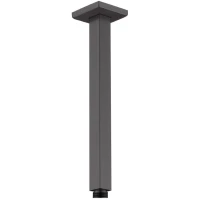 Кронштейн для верхнего душа Boheme Qubic 629-QUBIC-B 300 мм, потолочный, черный матовый