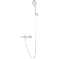 Термостат для душа Wonzon & Woghand Inn 5 WW-B2005-A-MW с душевым гарнитуром, белый матовый