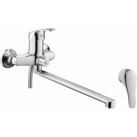 Смеситель для ванны D-Lin D146411-8 универсальный, с душевым гарнитуром, хром