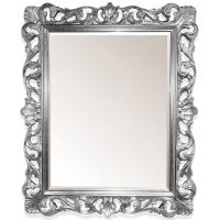 Зеркало 85x100 см глянцевое серебро Tiffany World TW03845arg.brillante