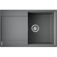 Кухонная мойка Omoikiri Tetogranit Daisen 78T-PL 4993525 78x51 см, платина