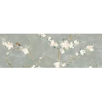 Плитка RA1N Mixed Verde Decoro Fiori di Pesco A Rett. 40x120