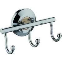 Крючок D-Lin D201853-3 тройной, для ванны, хром